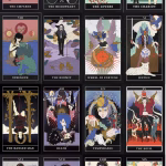 Gothmancy Tarot - Bordures noires mates + tapis