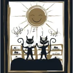 Golden Black Cat Tarot