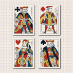 Portrait de Paris Poker Deck