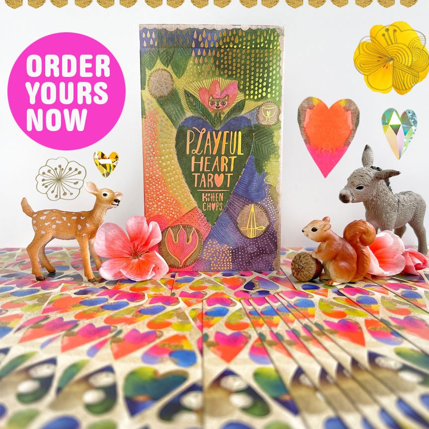 プレイフル・ハート・タロット [ PLAYFUL HEART TAROT ] 〈旧版〉海外版（中古-良い）