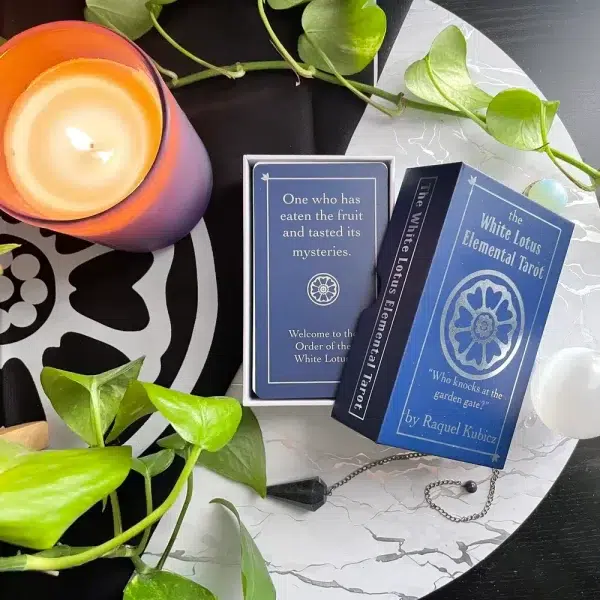 White Lotus Elemental Tarot + Altar cloth