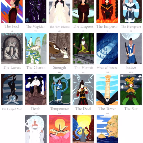 White Lotus Elemental Tarot + Altar cloth