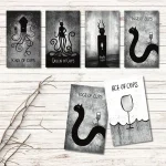 Creatures Tarot Black and White