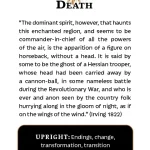 The Legend of Sleepy Hollow Tarot - Headless Horseman Edition