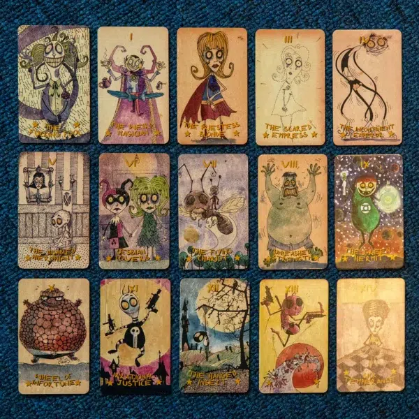 Superheroes Parody Mini Tarot