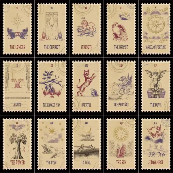 Vintage Stamp Tarot