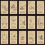 Vintage Stamp Tarot