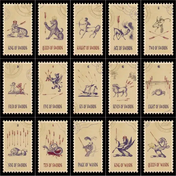 Vintage Stamp Tarot