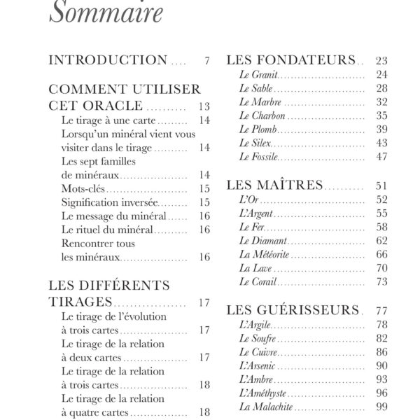L'Oracle du peuple minéral