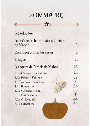 Oracle de Mabon - Les Saisons de la Sorcière
