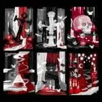 Blood Nightmare Lenormand – Crimson & Dark Editions