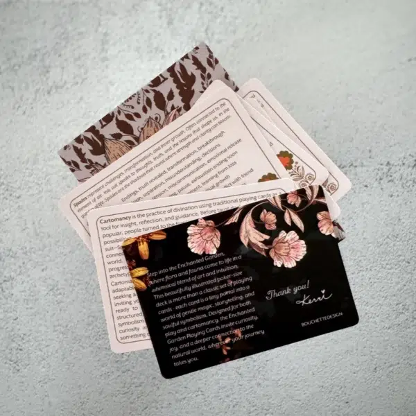 Enchanted Garden Playing Cards
